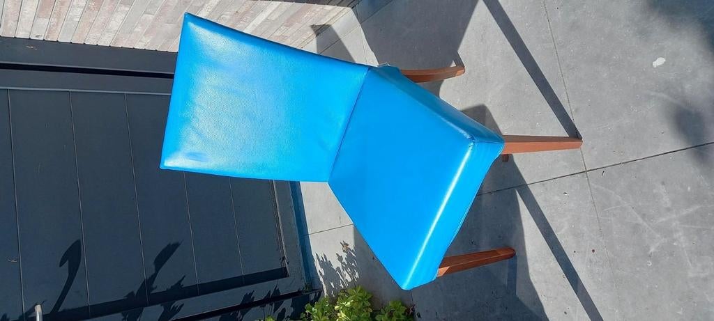 Bert plantagie stoelen turquoise ., Ophalen, Zo goed als nieuw
