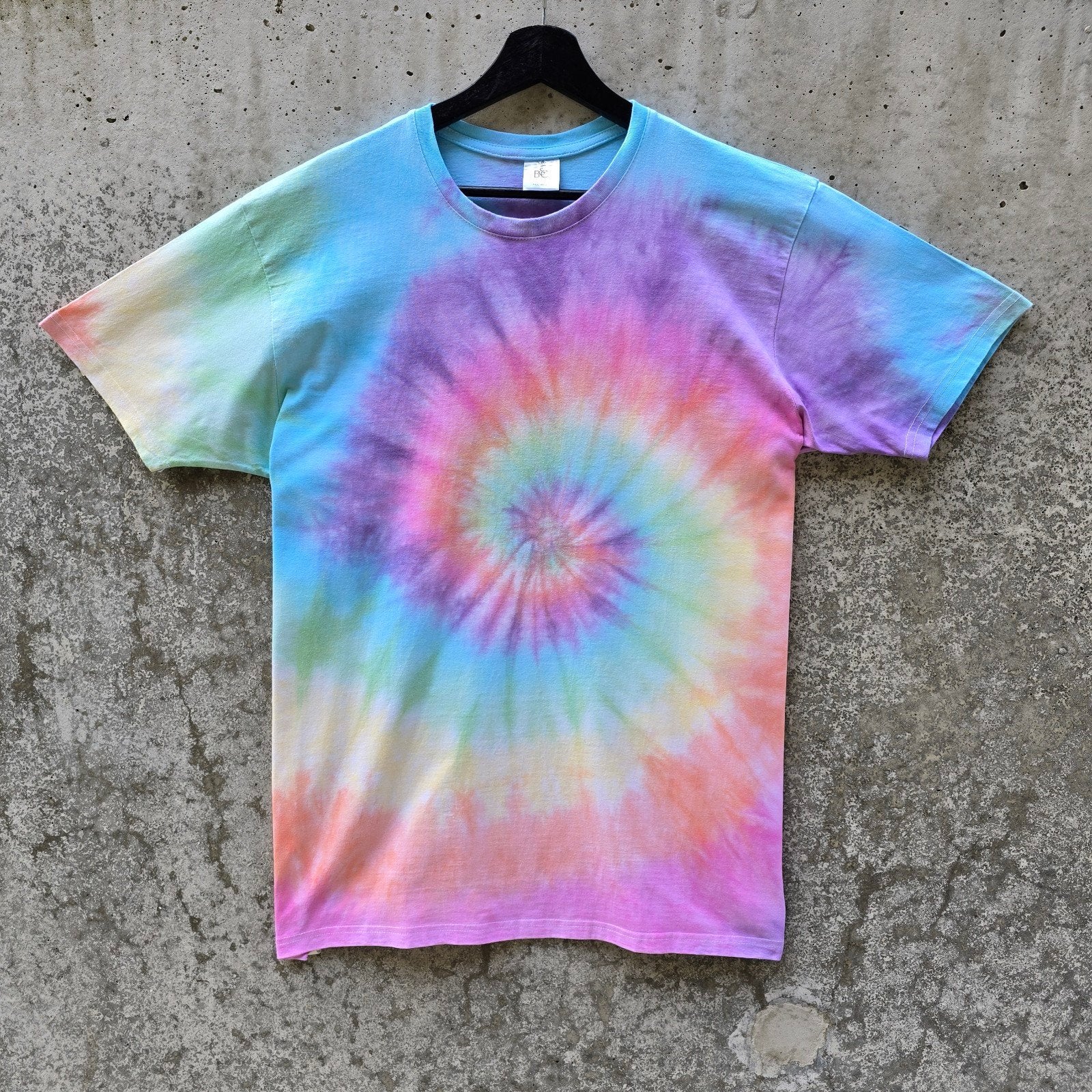Pastel regenboog spiral tie dye t-shirt unisex maat XXL, Overige kleuren, Maat 46/48 (XL) of groter, Nieuw, Ophalen of Verzenden