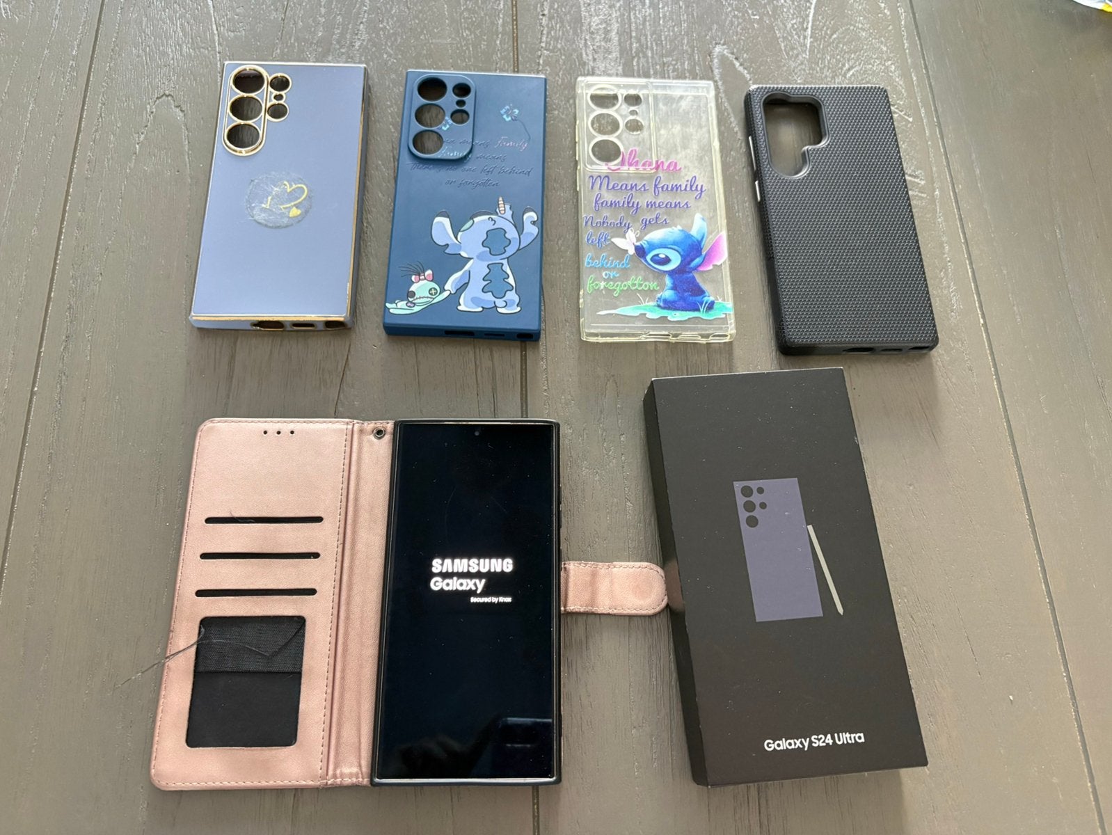 Samsung galaxy s24 ultra titanium violet 256 gb met hoesjes, Ophalen, Galaxy S24, Paars, Zo goed als nieuw