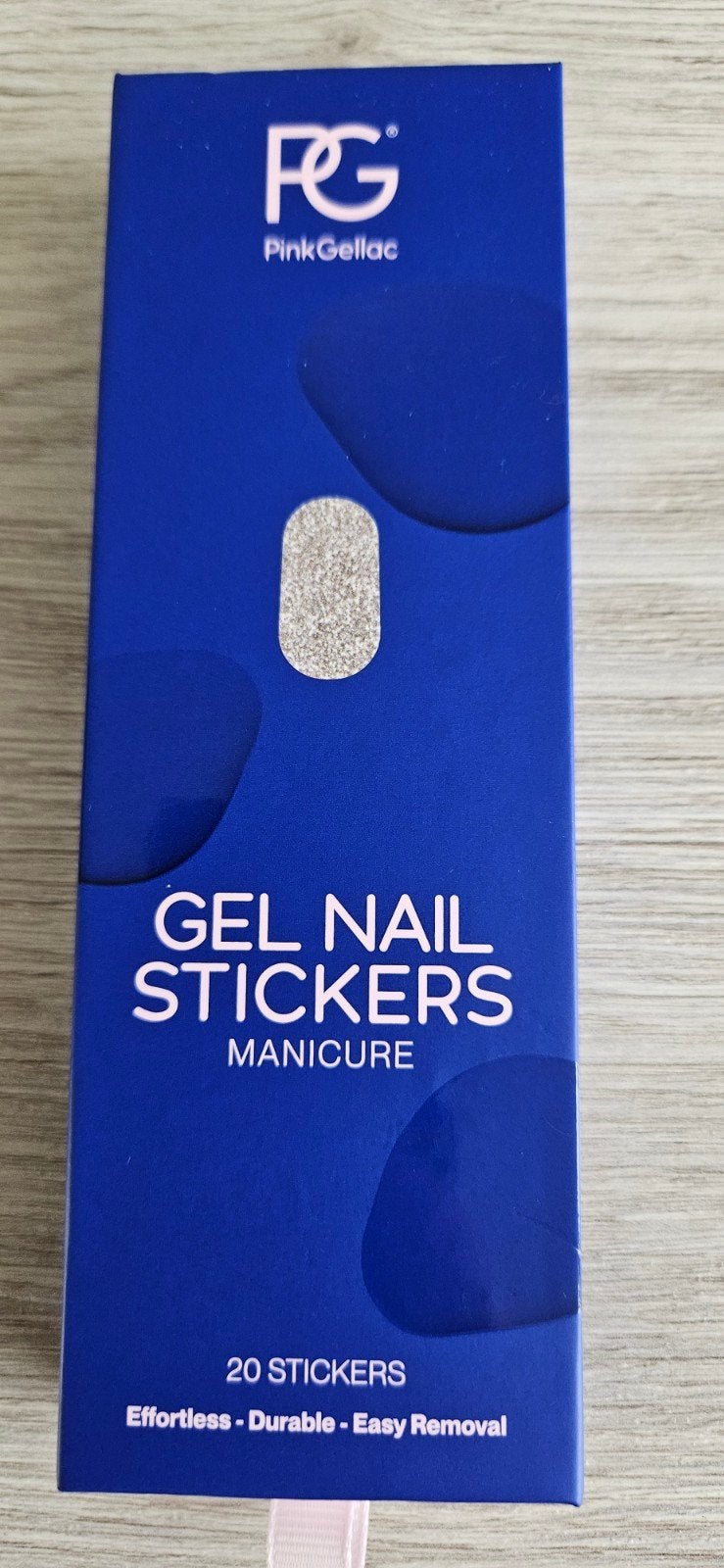 Pink Gellac Gel Nagellak Stickers - Zilverkleur (15 stuks), Nieuw, Ophalen of Verzenden, Handen en Nagels, Toebehoren