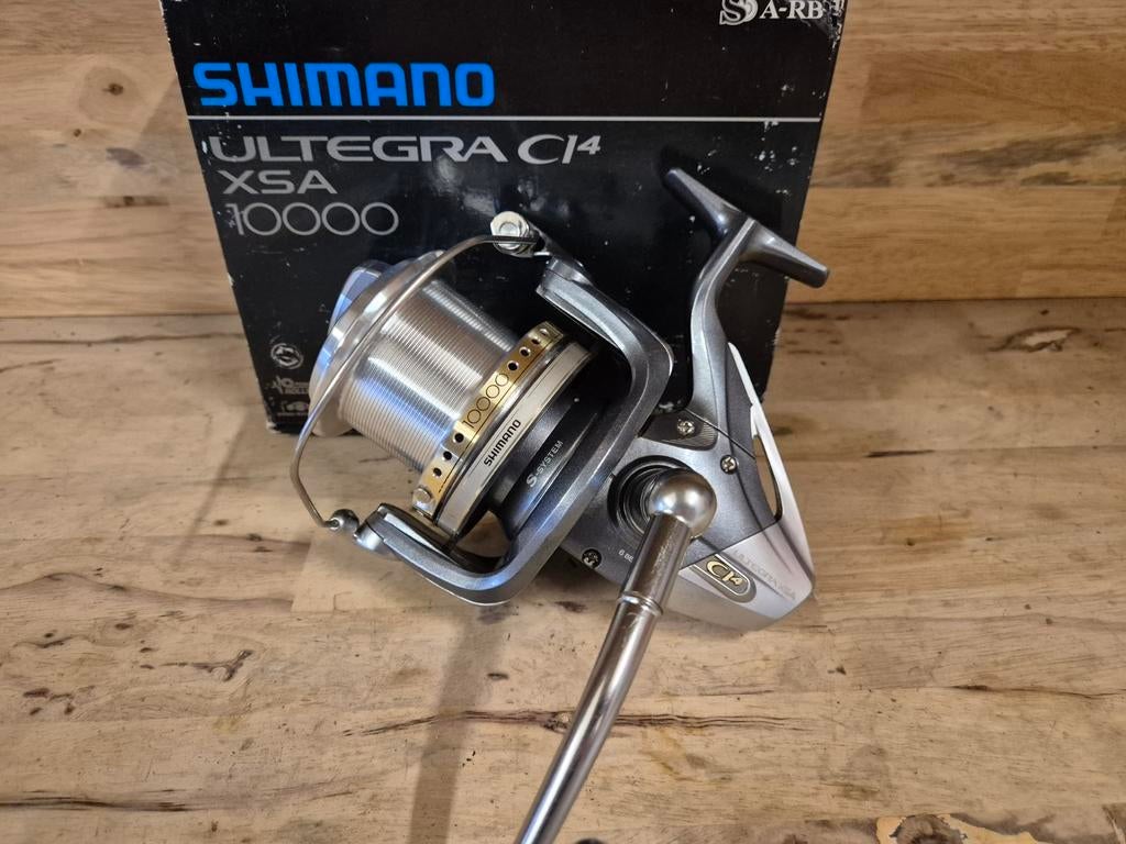 1x shimano ultegra 10000 ci4 xsa, Watersport en Boten, Ophalen of Verzenden, Zo goed als nieuw, Molen