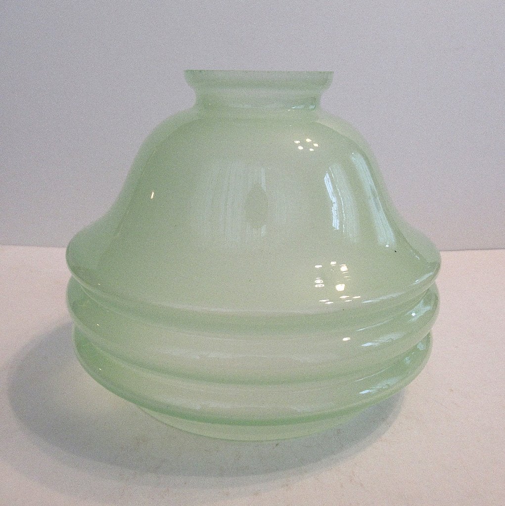 Vintage Art Deco stijl glazen lampenkap voor de plafondlamp., Ophalen of Verzenden