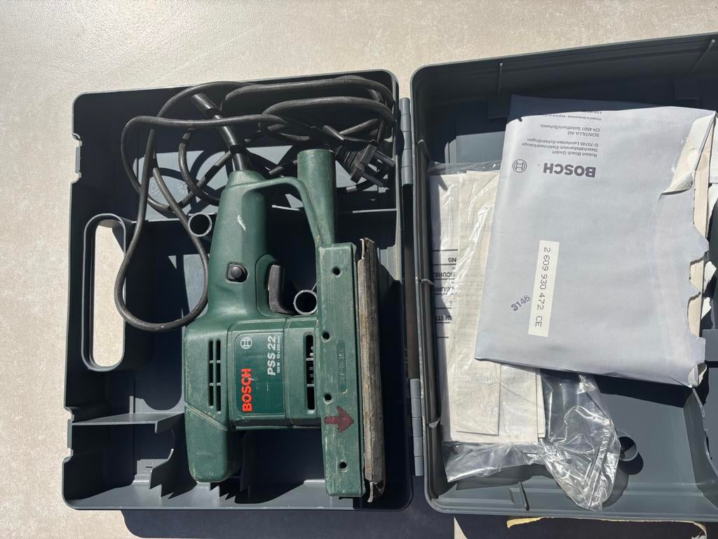 bosch pss22 schuurmachine, Ophalen, Zo goed als nieuw