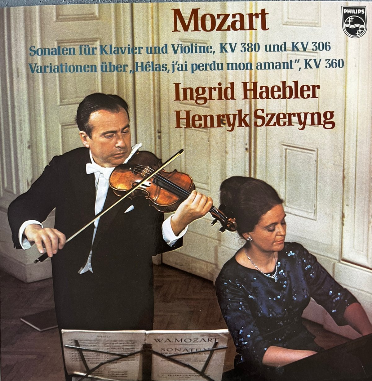 lp klassiek elpee vinyl Mozart violin sonata Szeryng Haebler, Ophalen, Overige typen, Zo goed als nieuw, 12 inch