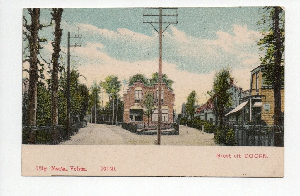 Doorn. Oude ansichtkaart Groet uit Doorn., Verzamelen, Ansichtkaarten | Nederland, Verzenden, Voor 1920, Gelopen, Utrecht