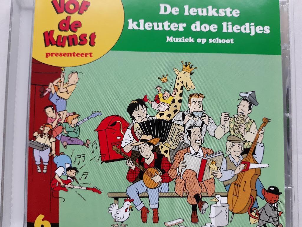VOF DE KUNST - DE LEUKSTE KLEUTER -DOELEIDJES - OP SCHOOT, Ophalen of Verzenden, Zo goed als nieuw, Muziek, 3 tot 5 jaar