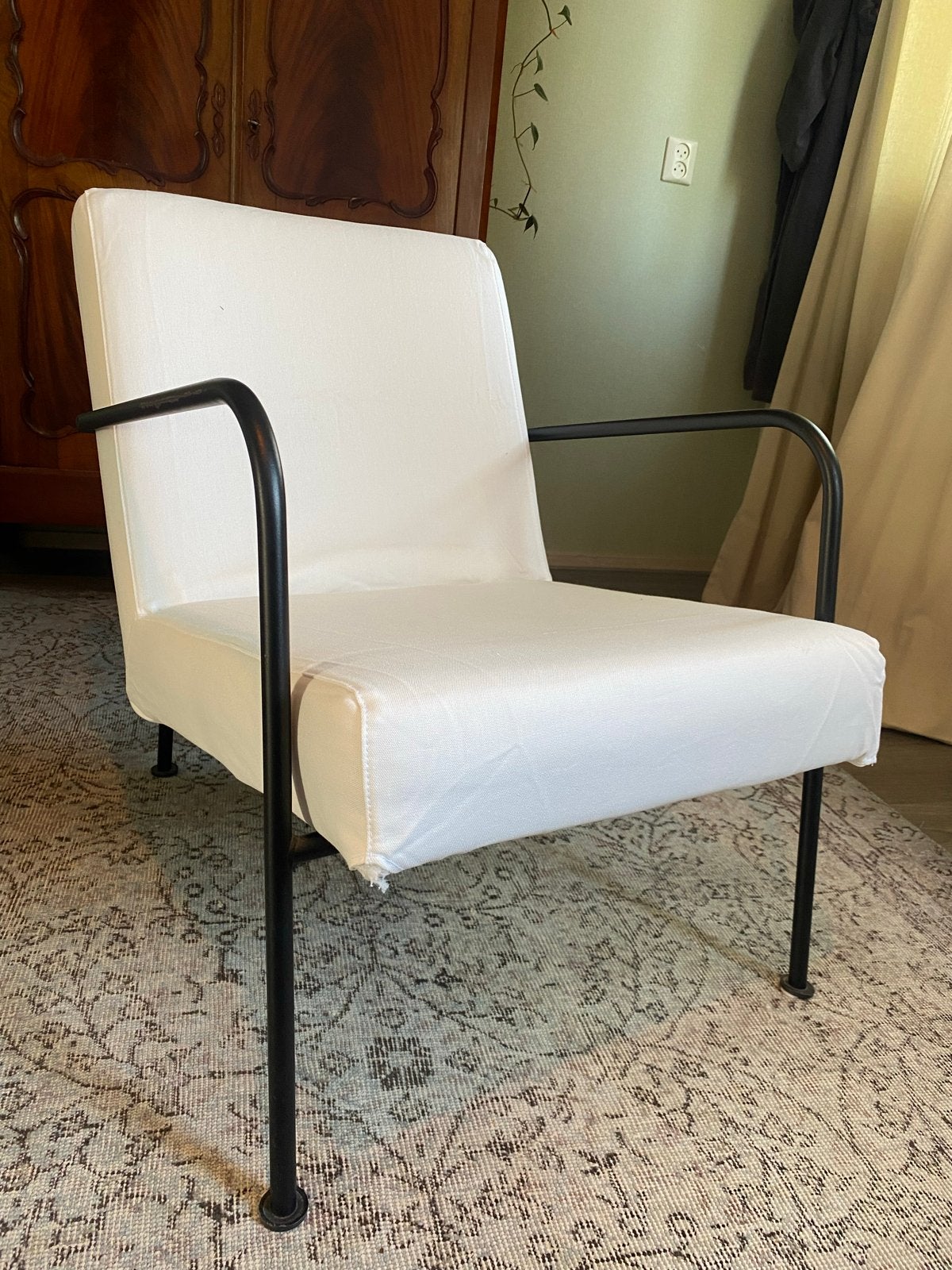 IKEA PS 1999 fauteuil -Eva Lilja Löwenhielm, Ophalen, Gebruikt, Wit, Metaal