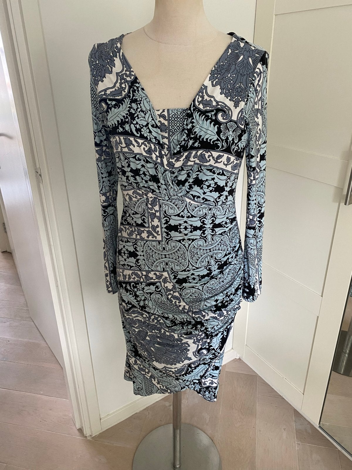 Studio Anneloes jurk met print, maat M, Kleding | Dames, Maat 38/40 (M), Blauw, Ophalen of Verzenden, Zo goed als nieuw