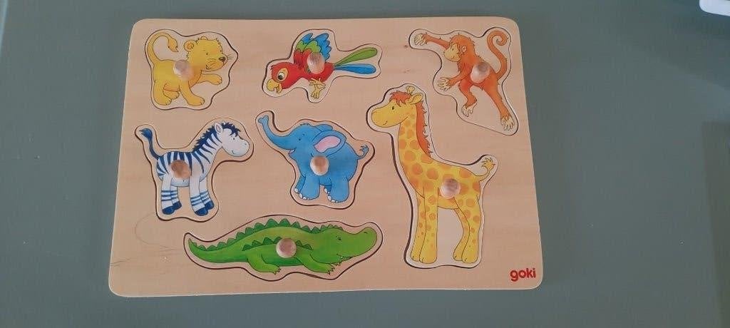 Houten puzzel Goki, Ophalen, Zo goed als nieuw, Van hout, Minder dan 10 stukjes