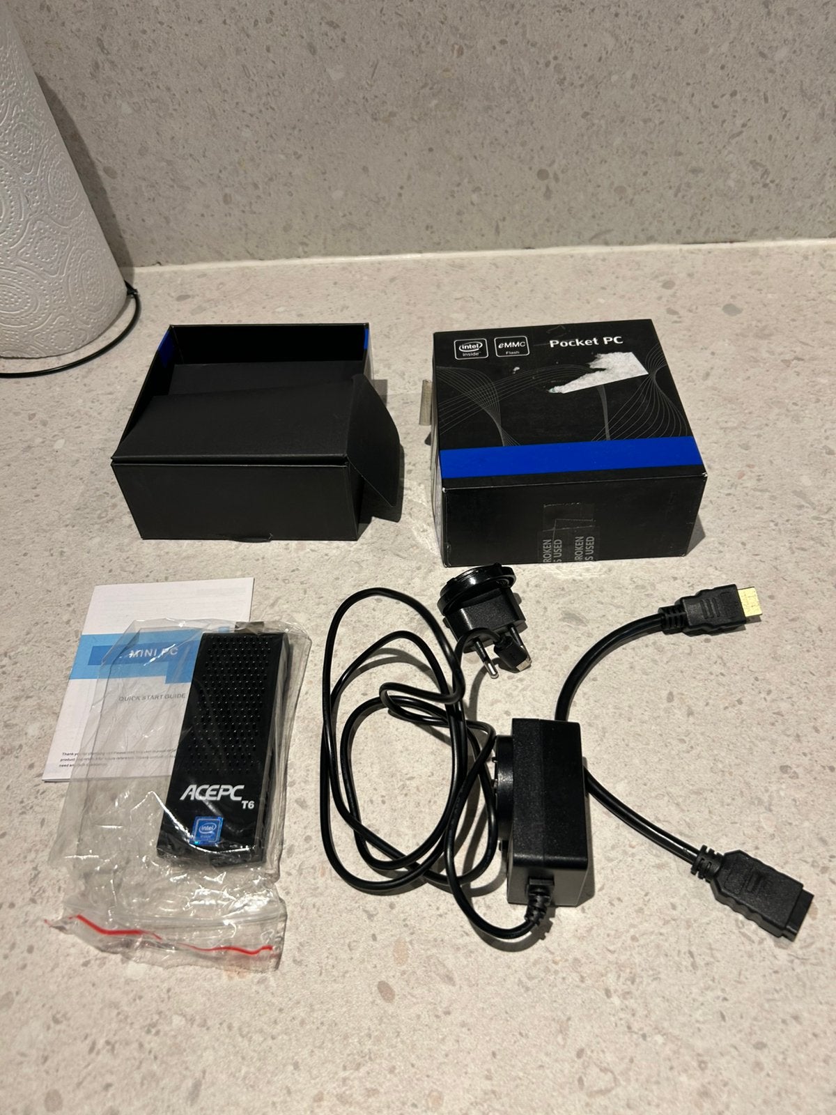 Acepc pocketpc T6 8GB, Computers en Software, Harde schijven, Ophalen of Verzenden, Zo goed als nieuw, Laptop