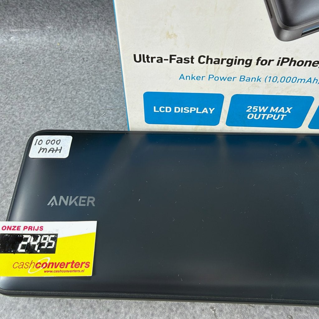 Anker Powerbank 10.000 mAh in doos | kabel | 417689, Ophalen of Verzenden, Zo goed als nieuw, Anker