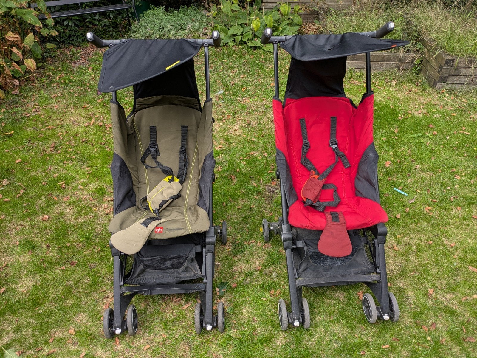 2x GB Pockit+ Buggy, Ophalen, Gebruikt, Overige merken, Verstelbare rugleuning