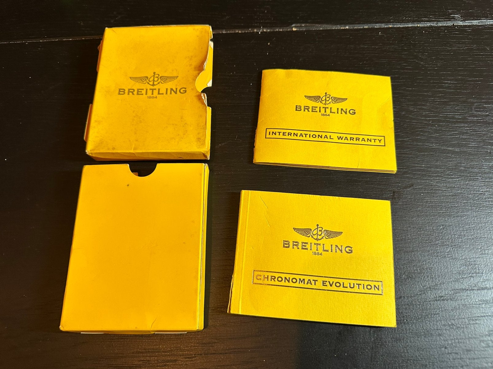 Originele Breitling Chronomat Evolution boekjes/documentatie, Ophalen of Verzenden, Zo goed als nieuw, Breitling