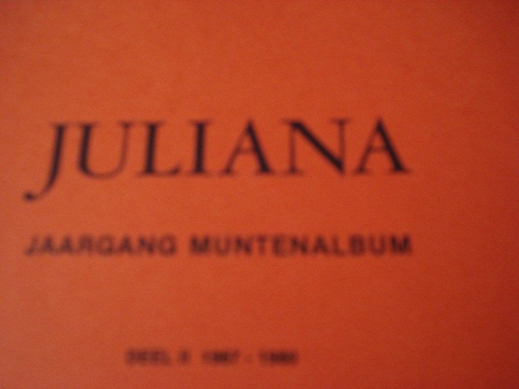 ALBUM JULIANA  1967/1980, Postzegels en Munten, Munten | Nederland, Ophalen of Verzenden, Koningin Juliana, 25 cent, Setje