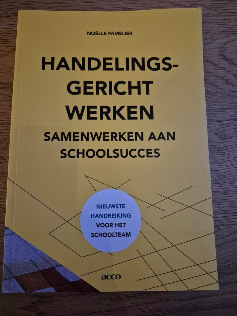 Handelingsgericht Werken - Samenwerken aan Schoolsucces, Noëlle Pameijer, Ophalen of Verzenden, Zo goed als nieuw, Gamma