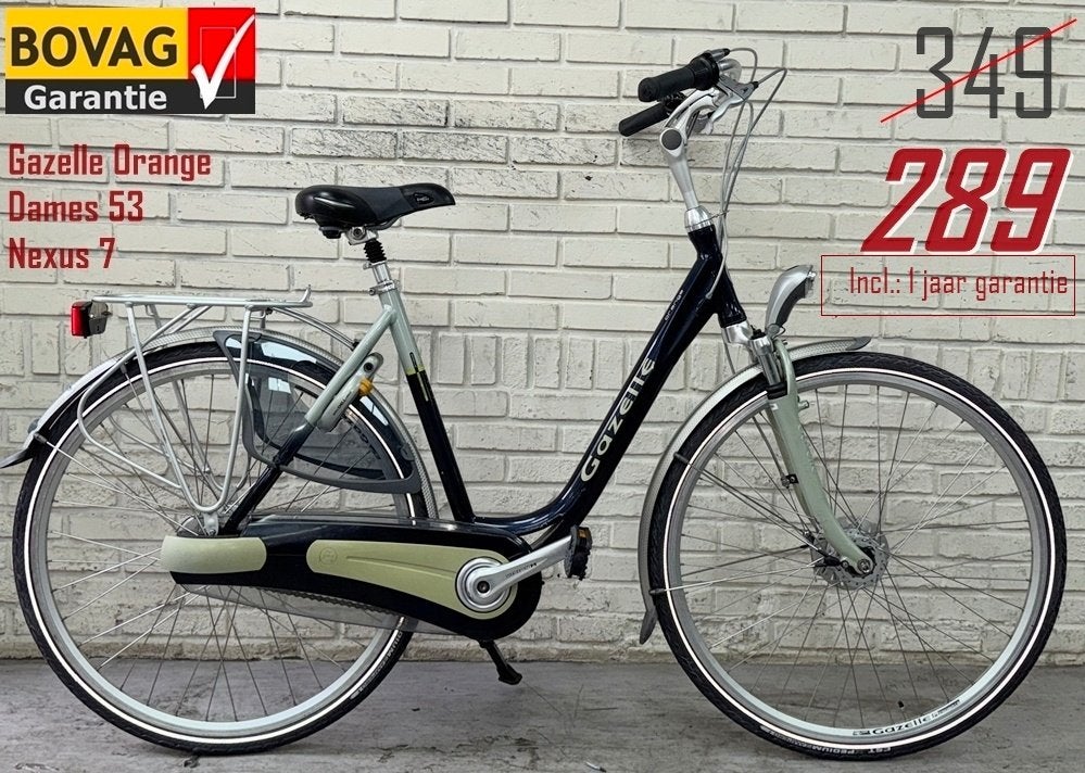 Koopje!! Gazelle Orange D-53 Nex-7 € 349 Nu € 289