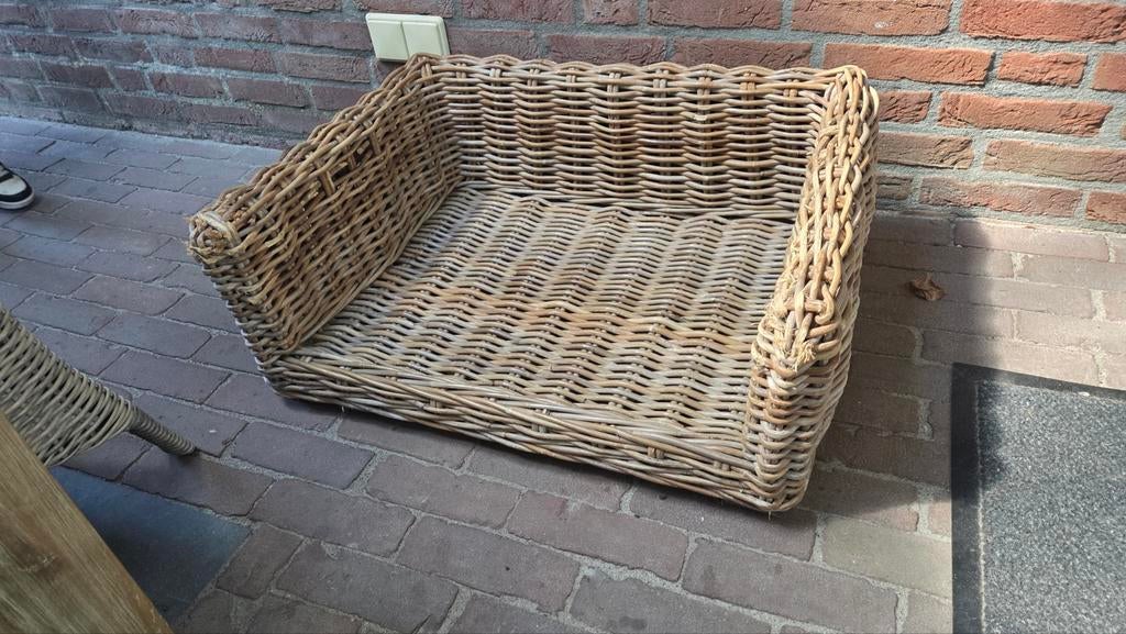 Hondenmand 75x55x28, Ophalen, Gebruikt, Riet