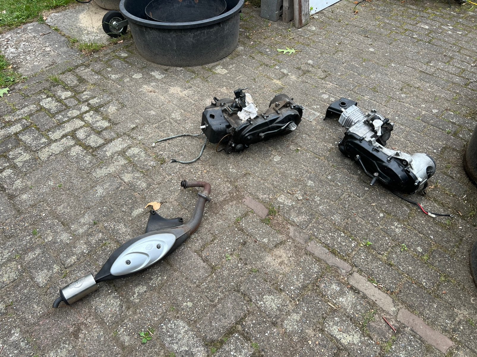 Zip 2t onderdelen, Fietsen en Brommers, Brommeronderdelen | Scooters, Ophalen, Gebruikt, Overige typen, Piaggio