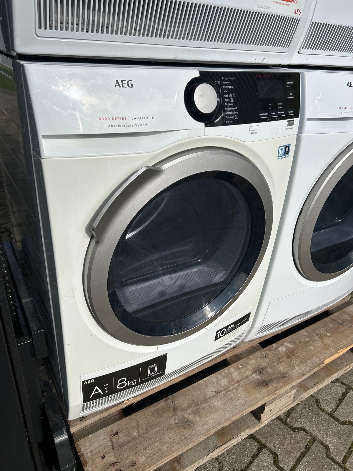 AEG 8000 Serie Lavatherm AbsoluteCare System 8kg, Ophalen, Anti-kreukfase, Q, Overige typen