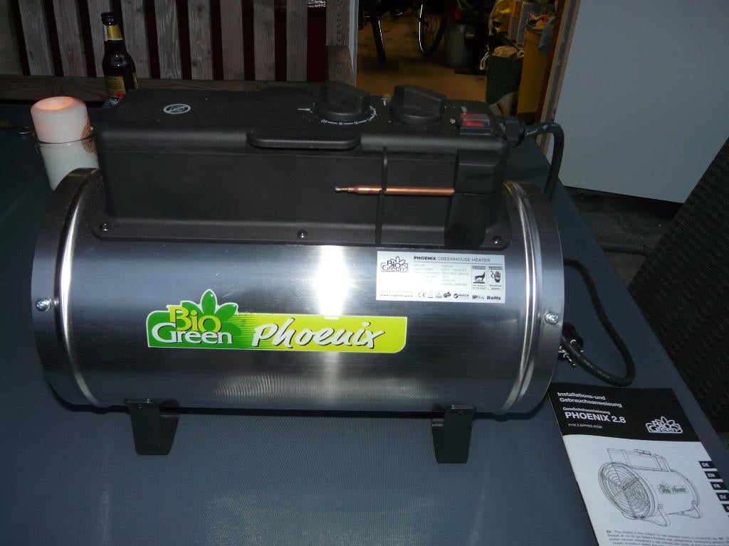 Phoenix 2.8 Kachel en ventilator 2 in 1 toestel, Ophalen, 30 tot 80 cm, Kachel, Minder dan 60 cm