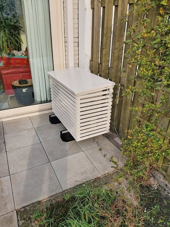Een op maat gemaakte ombouw van Douglas hout voor je airco, Tuin en Terras, Ophalen, Nieuw