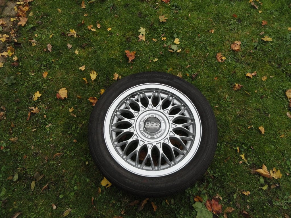 Volkswagen Golf 1,2,3 alu BBS velgen met zomerbanden 15 inch, Ophalen, Gebruikt, 15 inch, Banden en Velgen
