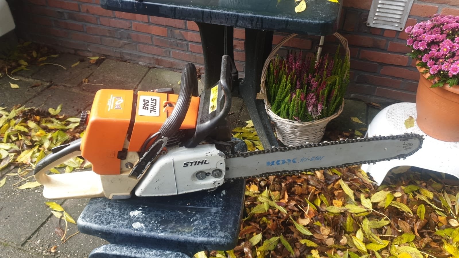 Stihl 046 Motorzaag 76,5cc  handvatverwarming 45cm blad, Ophalen of Verzenden