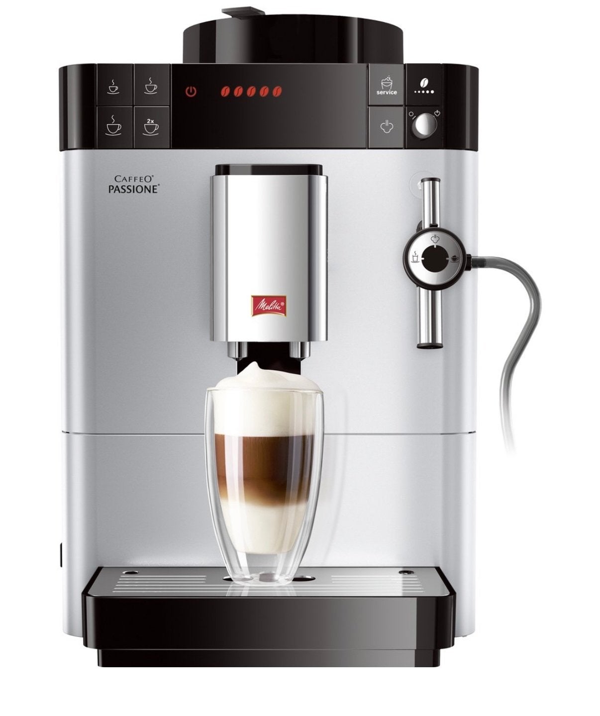 Melitta Caffeo Passione Volautomatische Espressomachine, Ophalen, Afneembaar waterreservoir, Espresso apparaat, Koffiebonen