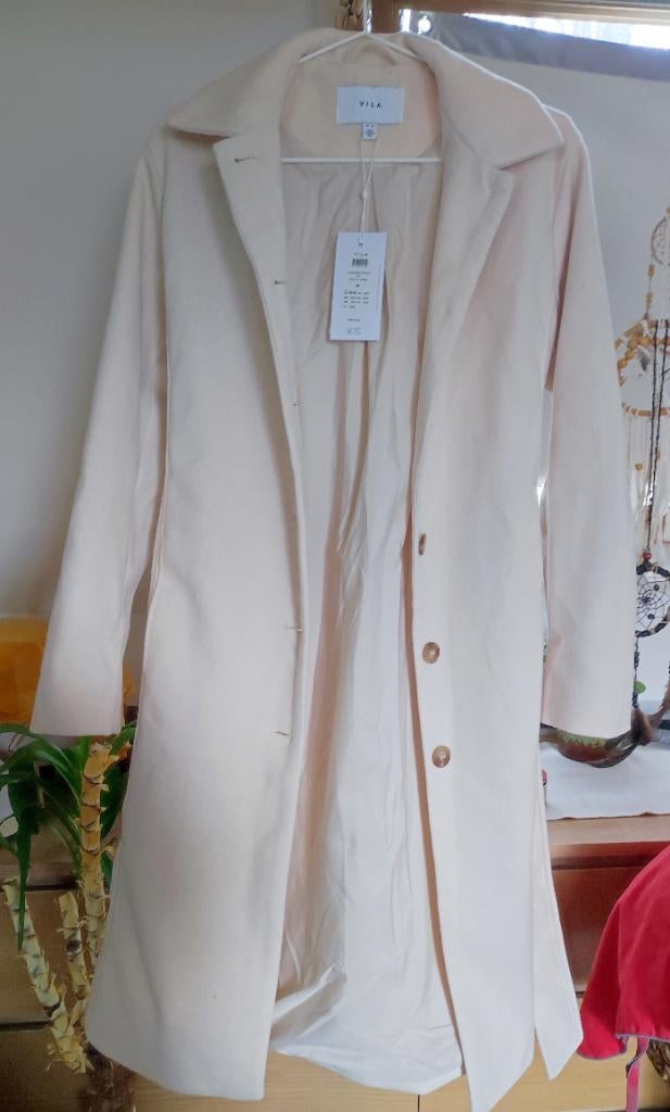 Light coat, Beige, Vila, Nieuw, Ophalen of Verzenden