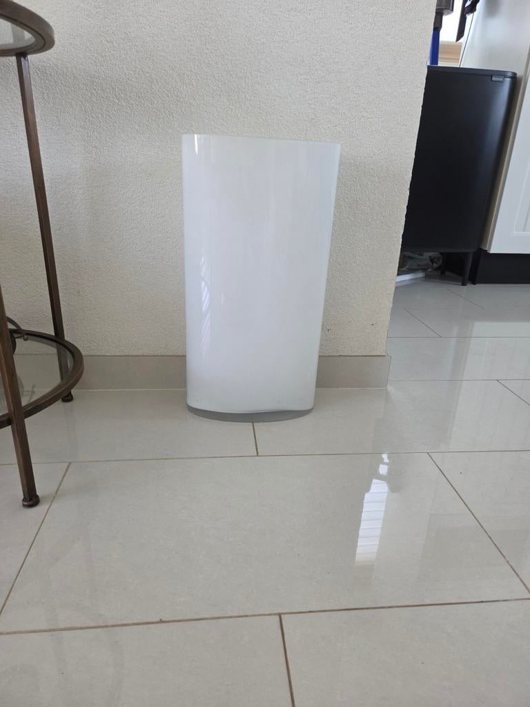Zware glazen potten - Wit, elegant en veelzijdig, Wit, Ophalen of Verzenden, Minder dan 50 cm, Glas