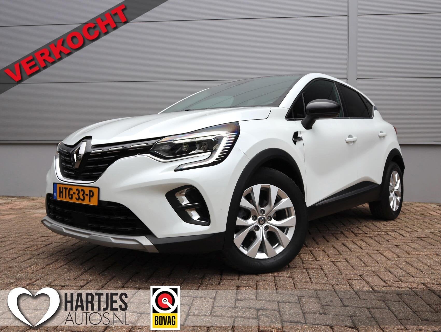 Renault Captur 1.3 TCe 131pk Intens Automaat (Vol-Opties!), Auto's, Gebruikt, 4 cilinders, Met garantie (alle), Leder en Stof