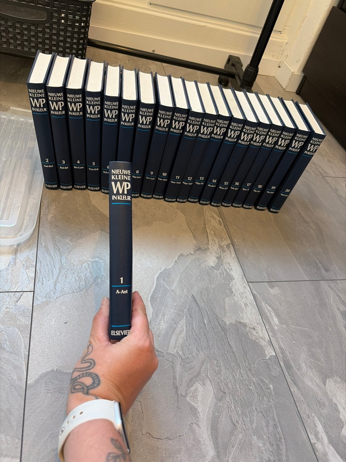 Complete 20-delige Encyclopedie: Nieuwe Kleine WP in Kleur, Boeken, Ophalen of Verzenden, Gelezen, Algemeen, Complete serie