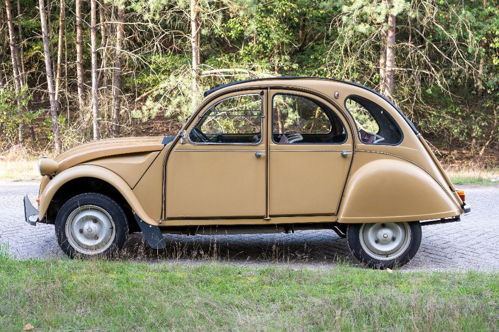 Citroën 2CV type AZ 1970 Bruin, Auto's, Voorwielaandrijving, Stof, 2CV, 29 pk