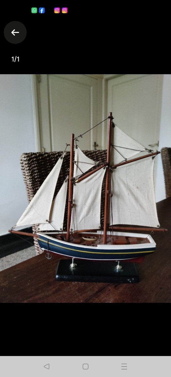 zeilschip modelbouw, Hobby en Vrije tijd, Modelbouw | Boten en Schepen, Ophalen