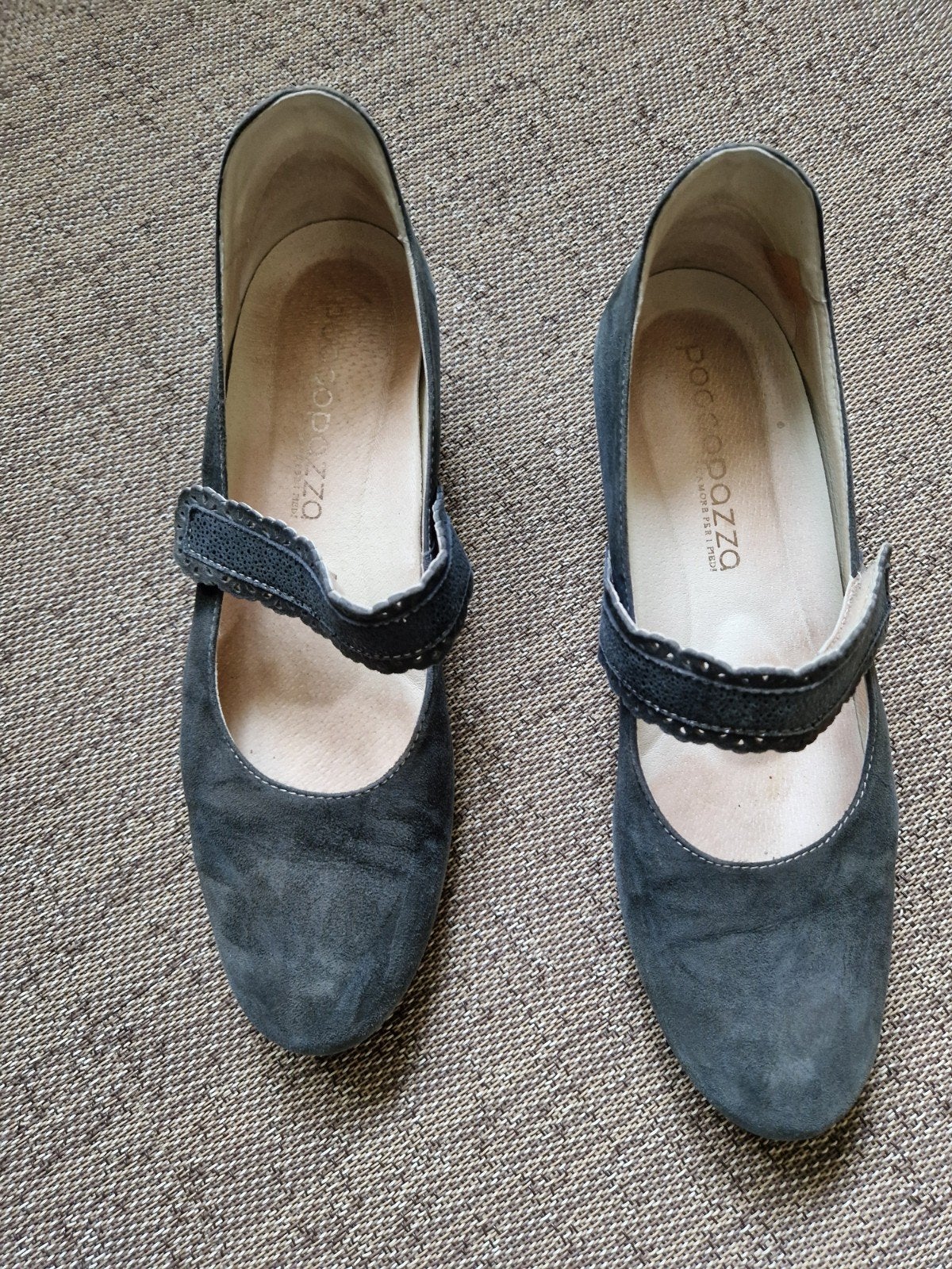 Poccopazzo blauwe ballerina's maat 41, Poccopazzo, Blauw, Gedragen, Ballerina's
