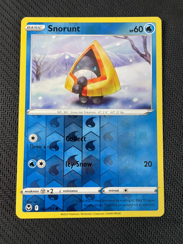 Snorunt 041/195 Reverse Holo Silver Tempest, Ophalen of Verzenden, Zo goed als nieuw