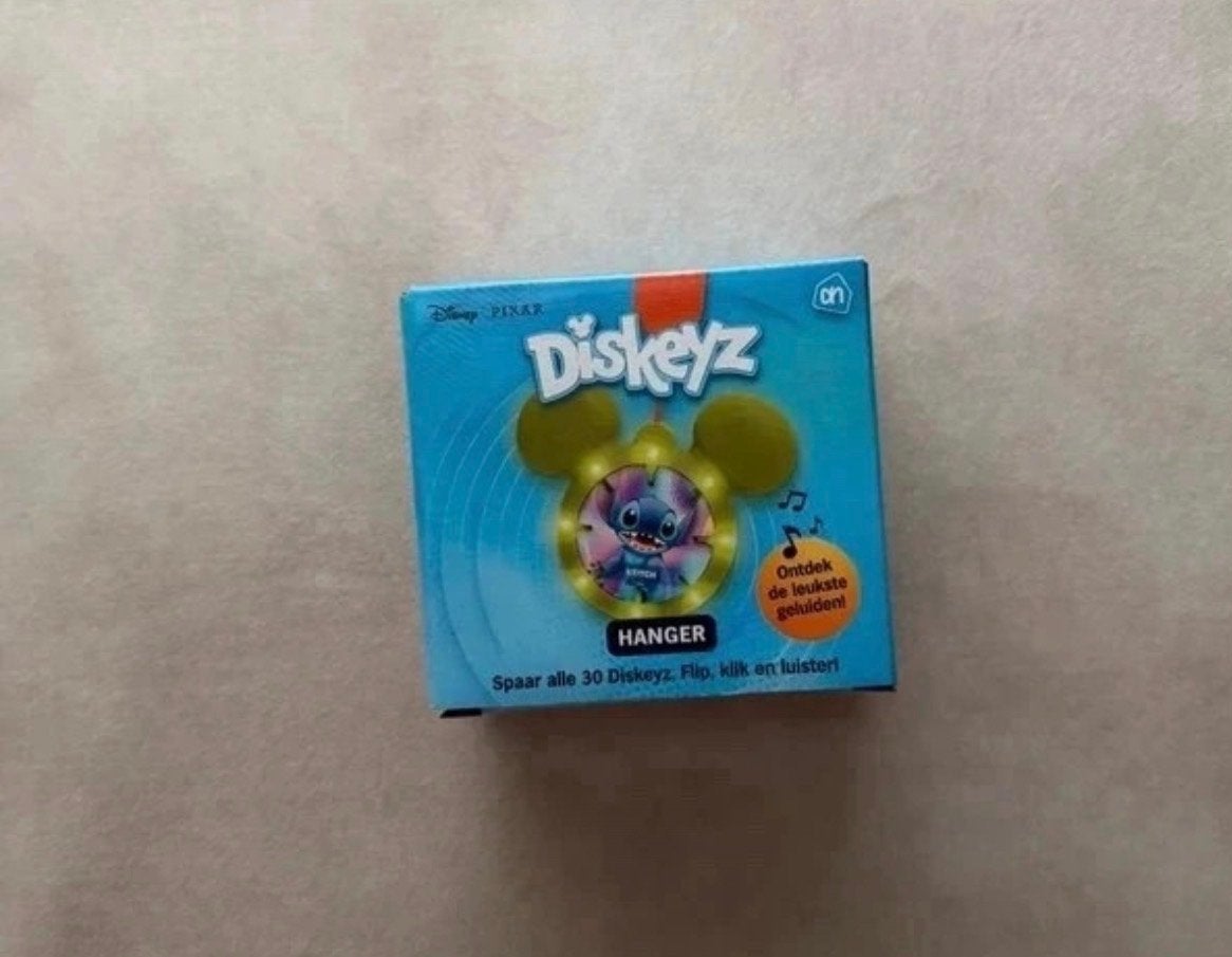 Disney Pixar Diskeyz Hanger - Stitch (Nieuw), Ophalen of Verzenden, Nieuw, Jongen of Meisje