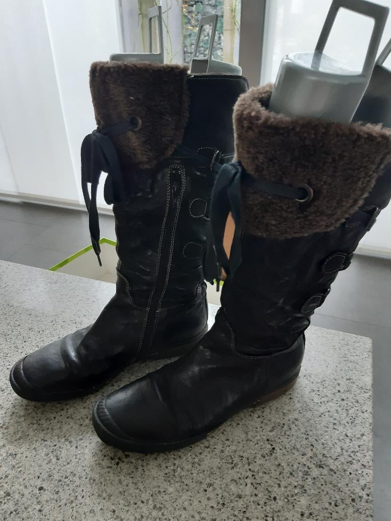 LAARZEN, MANAS DESIGN, MAAT 38, Kleding | Dames, Schoenen, Ophalen of Verzenden, Gedragen, Zwart, Hoge laarzen
