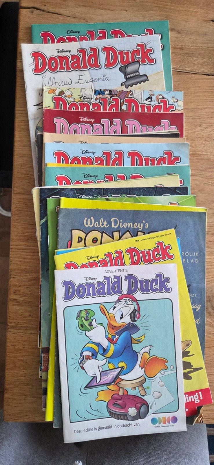Stapel Donald Ducks, Meerdere comics, Ophalen, Gelezen, Europa