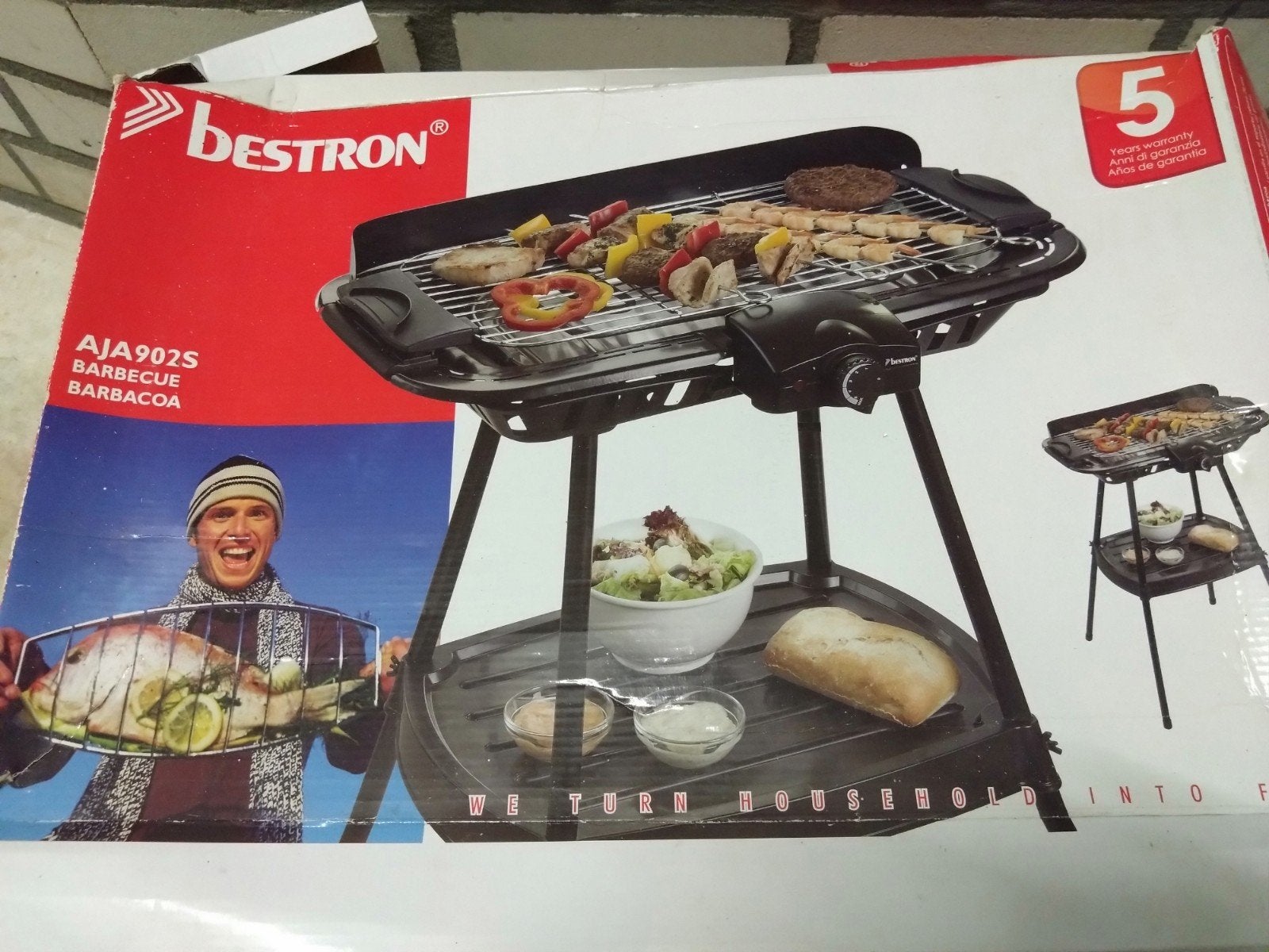 Bestron AJA902S elektrische barbecue, Ophalen, Nieuw, Bestron
