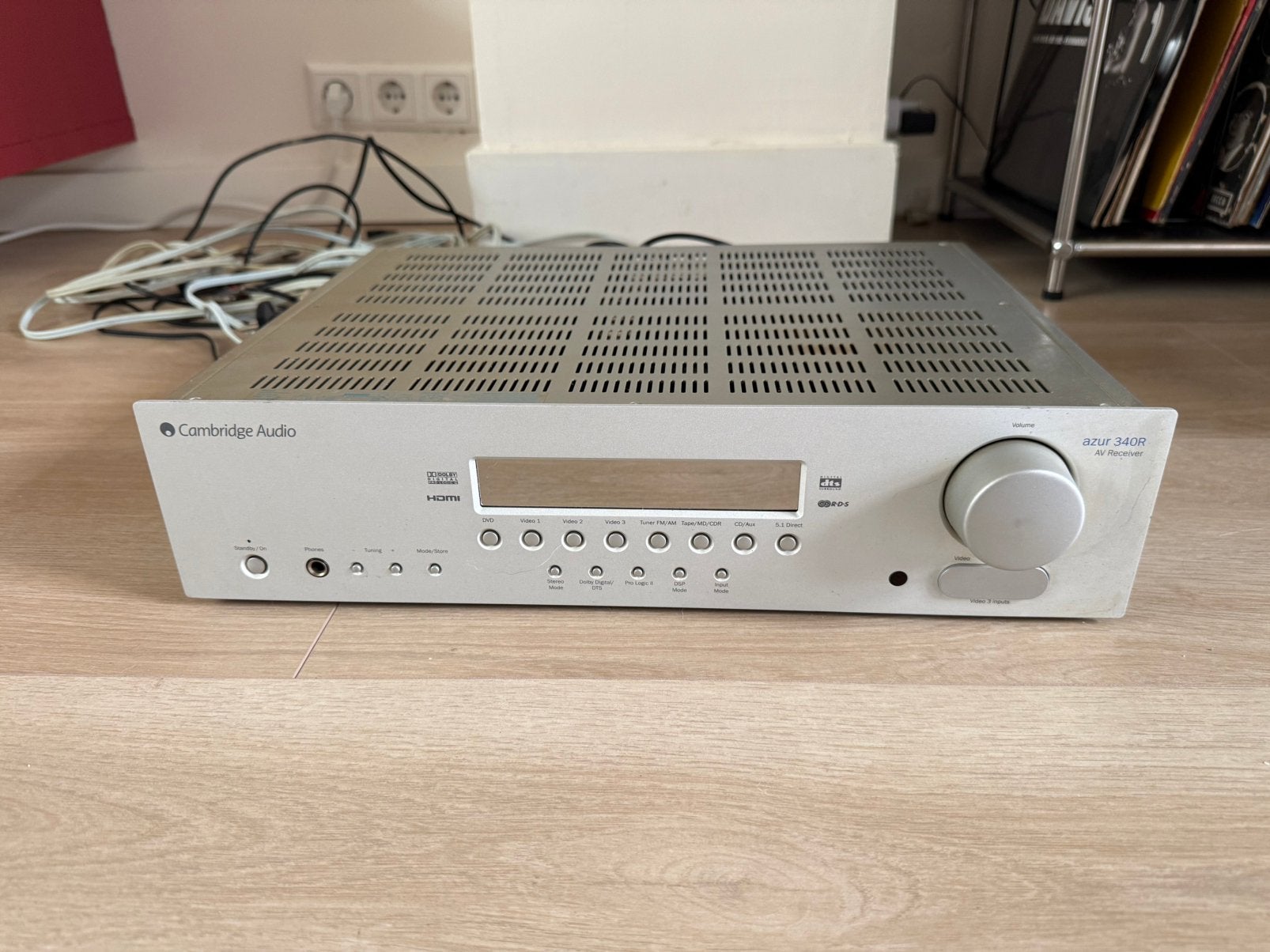 Cambridge Audio Azur 340R AV receiver + afstandsbediening, Ophalen, Zo goed als nieuw, 60 tot 120 watt, Overige merken