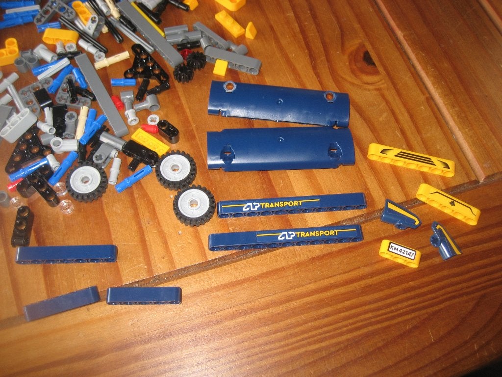lego technic set en partij blokjes, Ophalen, Gebruikt, Lego, Inclusief instructies
