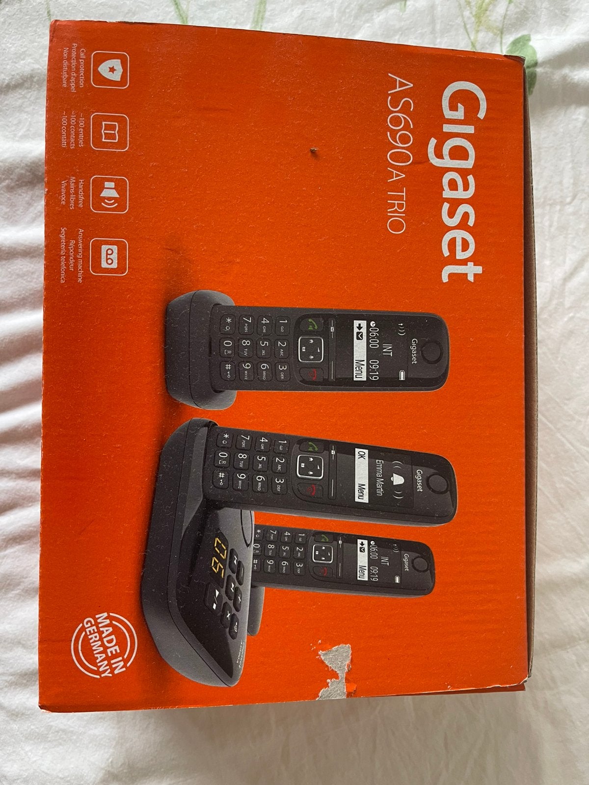 Dect telefoonset, Ophalen, Gebruikt, 2 handsets
