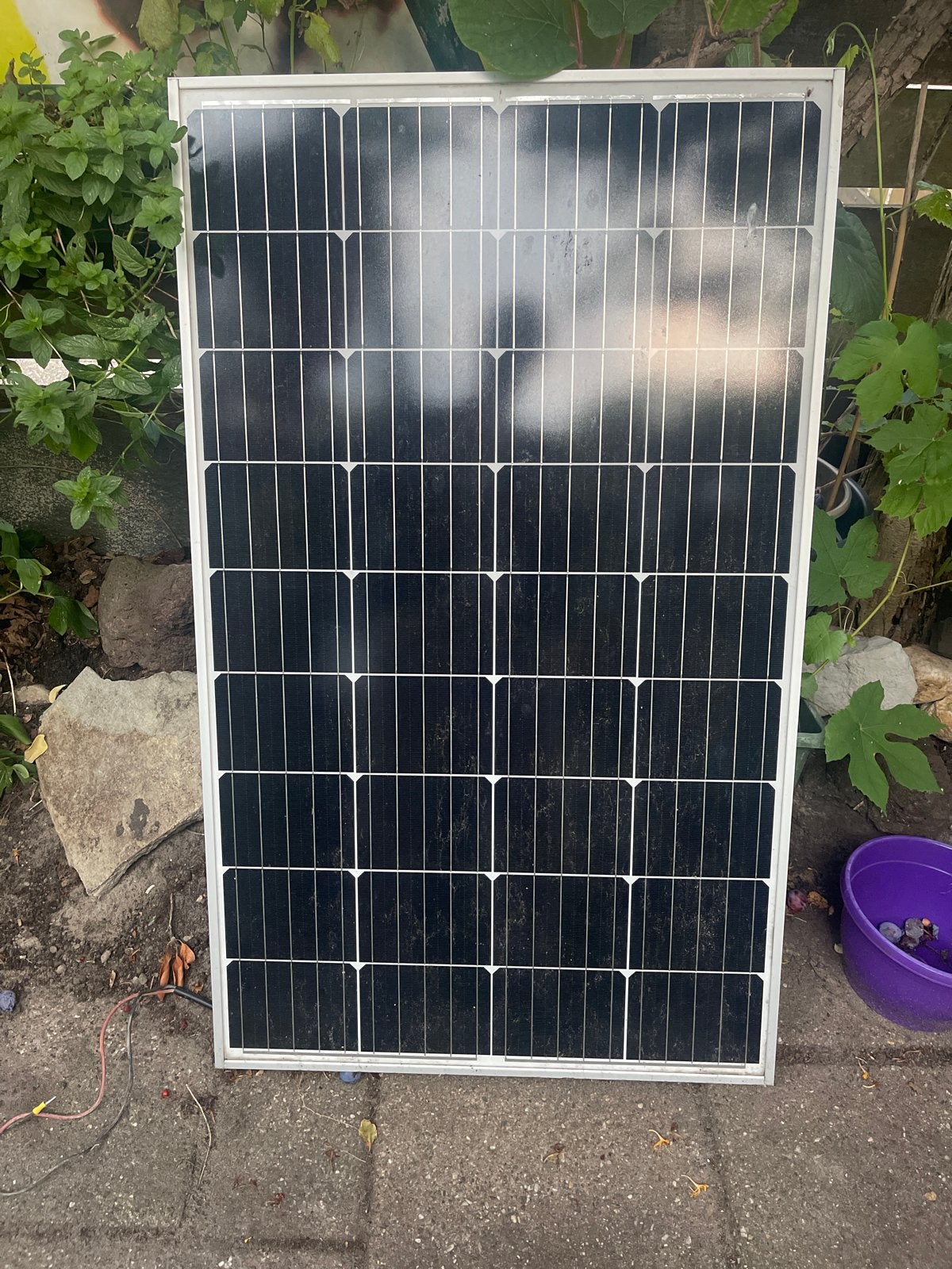 Monokristallijn zonnepaneel 120W, Ophalen, Gebruikt