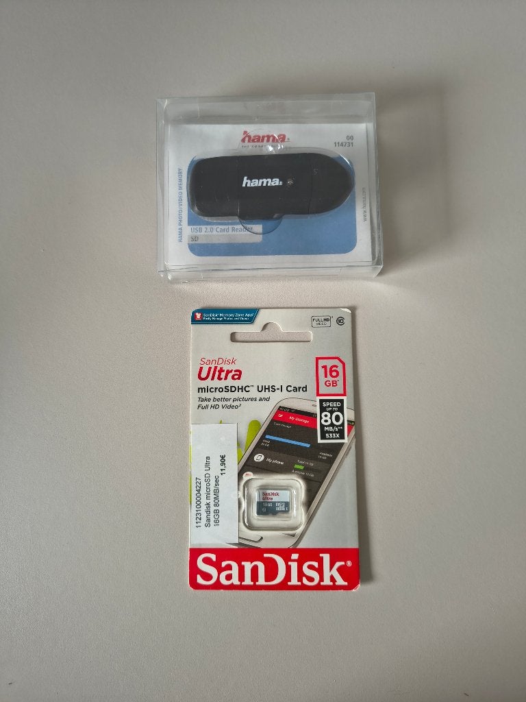 SD Card en Card Reader, Ophalen of Verzenden, Nieuw