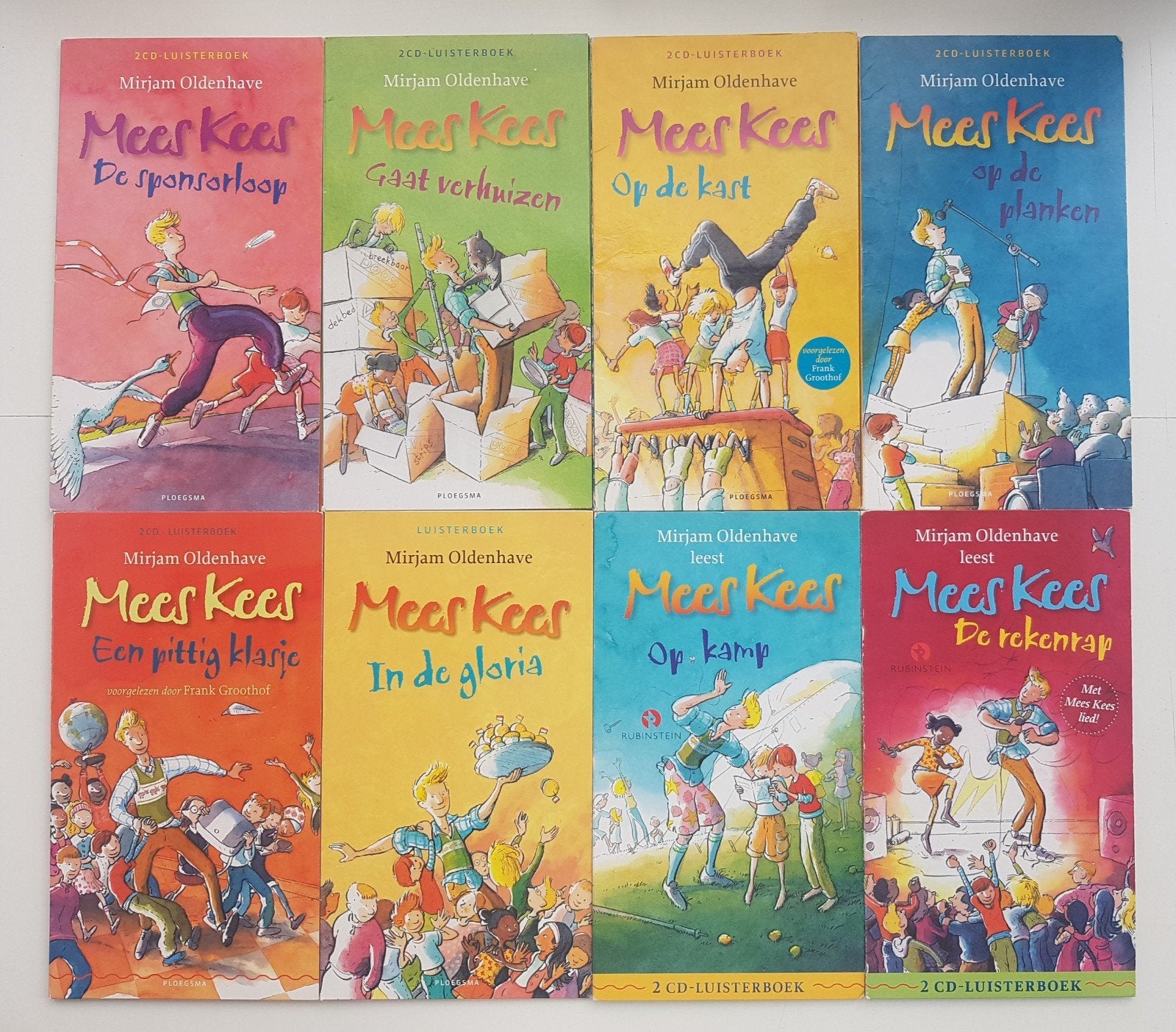 8x Luisterboek Mees Kees oa. Op Kamp, de Kast, de Planken, Boeken, Luisterboeken, Ophalen of Verzenden, Mirjam Oldenhave, Cd, Kind