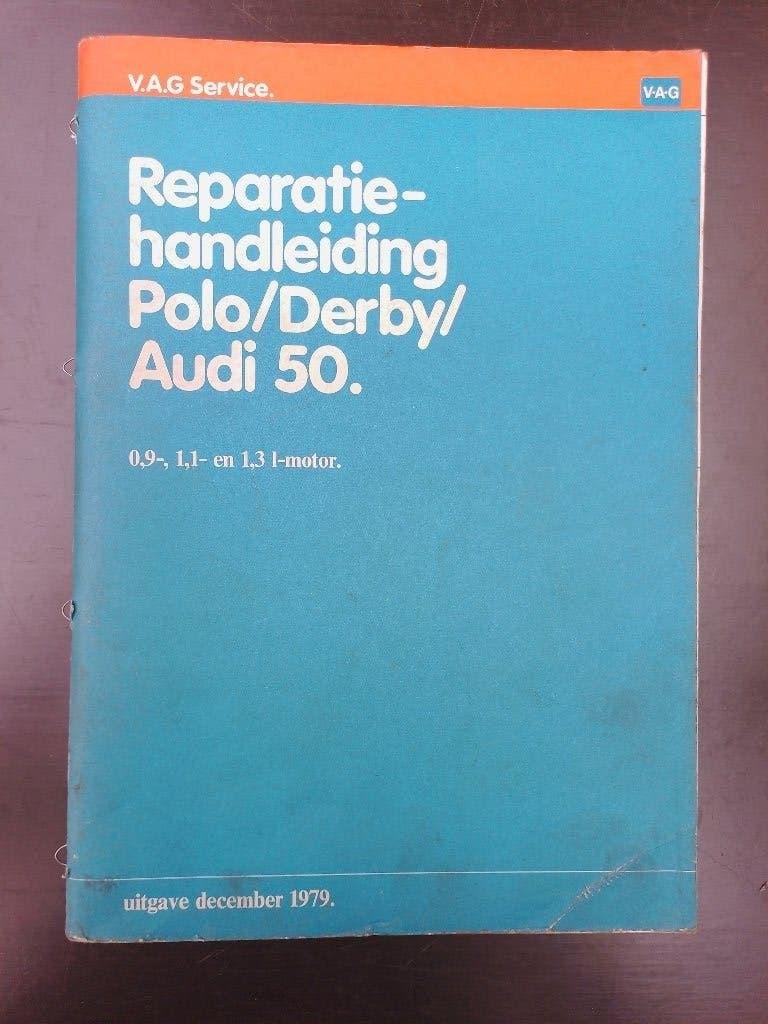 Vw Polo / Derby  Audi 50 dealer werkplaatsboek Benzine motor, Ophalen of Verzenden, Gelezen, Volkswagen