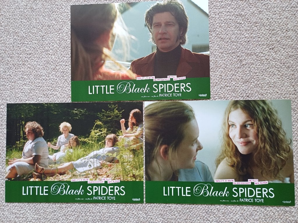 LITTLE   BLACK   SPIDERS     lobbycard set., Verzenden, Nieuw, A1 t/m A3, Film en Tv