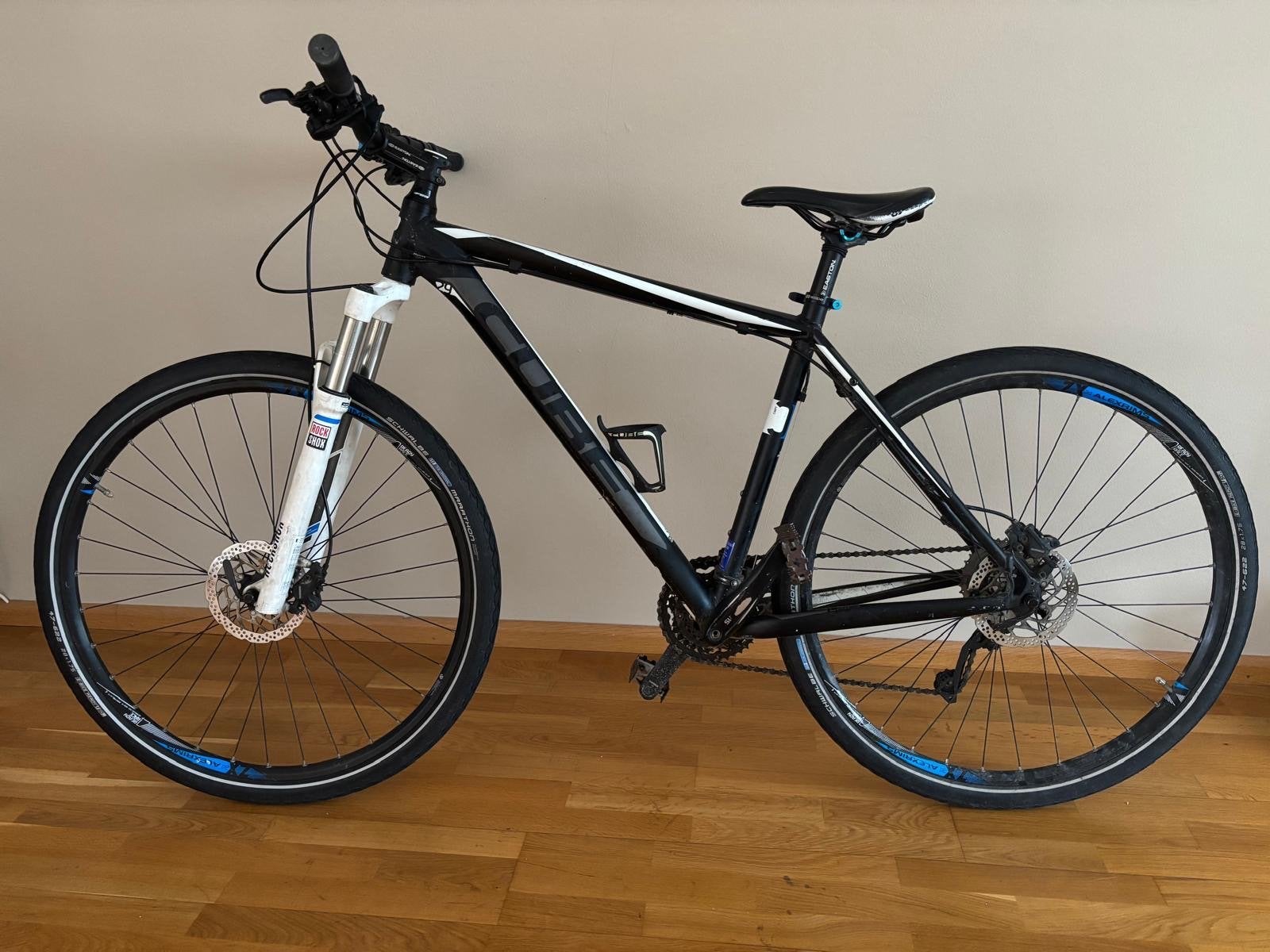 CUBE Mountainbike - Zwart/Wit, Goede Staat, Overige merken, Gebruikt, Hardtail, Heren