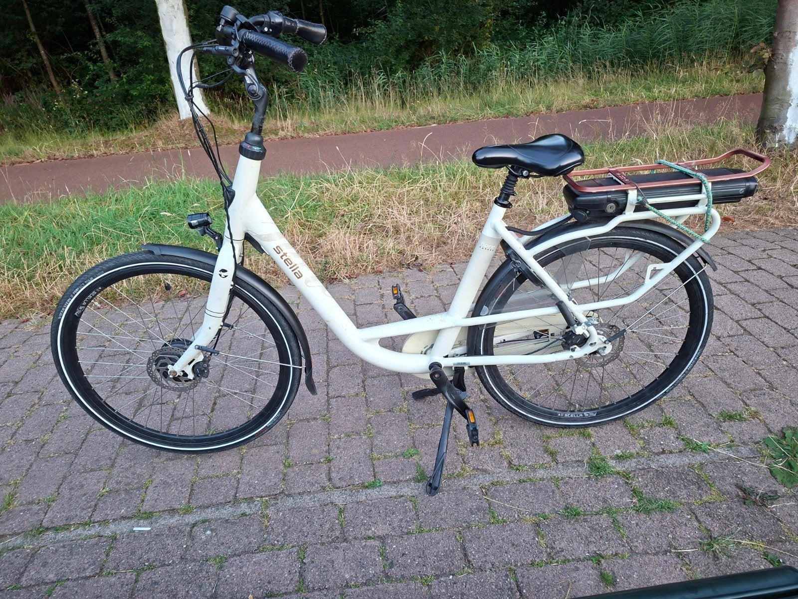 Hele Mooie Stella Fiore Elektrische Moeder Fiets., 2 zitjes, 53 tot 56 cm, Versnellingen, Zo goed als nieuw